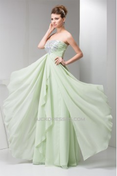 Floor-Length Pleats Sheath/Column Sleeveless Prom/Formal Evening Dresses 02020522