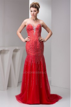 Chiffon Beading Brush Sweep Train Prom/Formal Evening Dresses 02020546