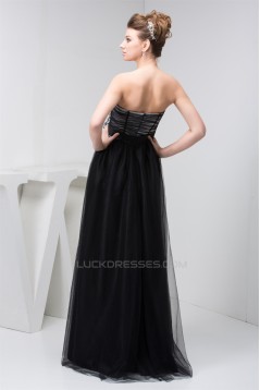 Silk like Satin Fine Netting Sleeveless Prom/Formal Evening Dresses 02020567