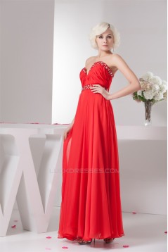 Sleeveless A-Line Ankle-Length Sweetheart Prom Evening Party Dresses 02020569