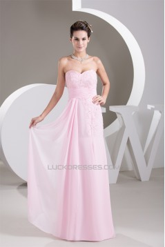 Sleeveless Chiffon Sweetheart Sheath/Column Prom/Formal Evening Dresses 02020580