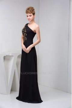 Sleeveless Floor-Length Chiffon Silk like Satin Prom/Formal Evening Dresses 02020581