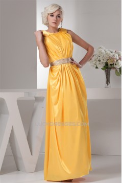 Sleeveless Satin Silk like Satin Sheath/Column Prom/Formal Evening Dresses 02020590