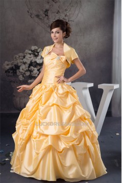 Sleeveless Strapless Floor-Length Satin Taffeta Prom/Formal Evening Dresses 02020592