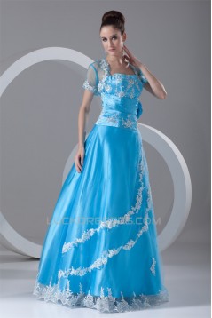 A-Line Floor-Length Sleeveless Strapless Prom/Formal Evening Dresses 02020622