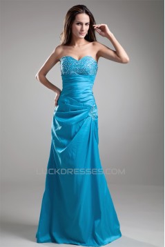 A-Line Floor-Length Sweetheart Sleeveless Prom/Formal Evening Dresses 02020623