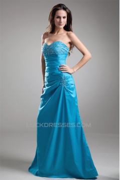 A-Line Floor-Length Sweetheart Sleeveless Prom/Formal Evening Dresses 02020623