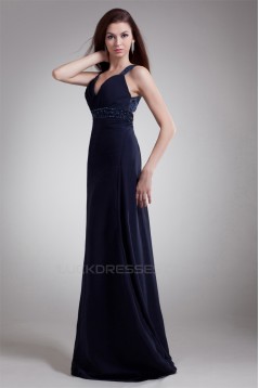 A-Line Straps Chiffon Prom/Formal Evening Dresses 02020636