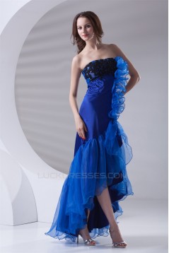 Asymmetrical A-Line Strapless Sleeveless Prom/Formal Evening Dresses 02020646