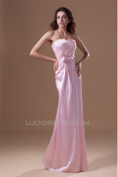Beading Elastic Silk like Satin Sleeveless Prom/Formal Evening Dresses 02020657