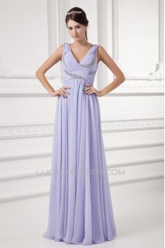 Beading Sheath/Column Chiffon Prom/Formal Evening Dresses 02020666