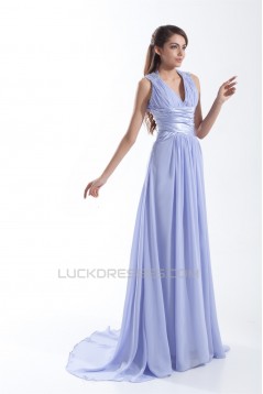 Brush Sweep Train Chiffon Prom/Formal Evening Dresses 02020689