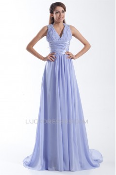 Brush Sweep Train Chiffon Prom/Formal Evening Dresses 02020689