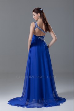 Chiffon Ruched A-Line Prom/Formal Evening Dresses 02020704