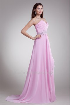 A-Line Chiffon Ruffles Sweetheart Prom/Formal Evening Dresses 02020705