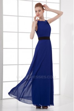 Chiffon Sleeveless Bateau Prom/Formal Evening Dresses 02020713