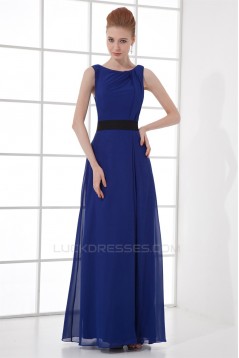 Chiffon Sleeveless Bateau Prom/Formal Evening Dresses 02020713