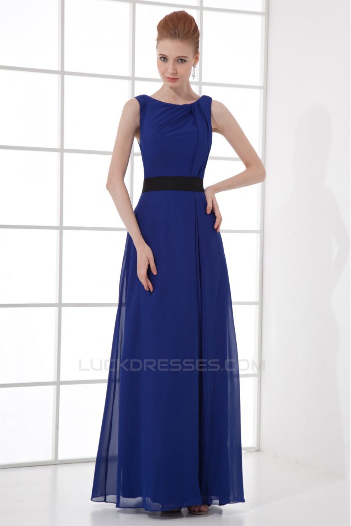 Chiffon Sleeveless Bateau Prom/Formal Evening Dresses 02020713