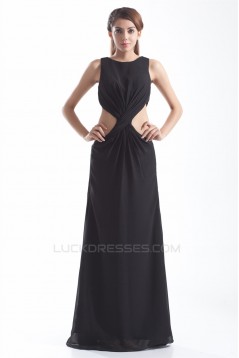 Criss Cross Brush Sweep Train Sleeveless Prom/Formal Evening Dresses 02020715