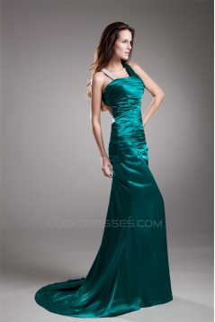 Elastic Woven Satin Sleeveless Mermaid/Trumpet Prom/Formal Evening Dresses 02020727