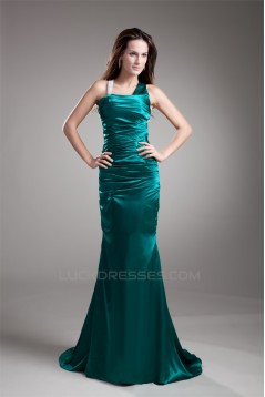Elastic Woven Satin Sleeveless Mermaid/Trumpet Prom/Formal Evening Dresses 02020727