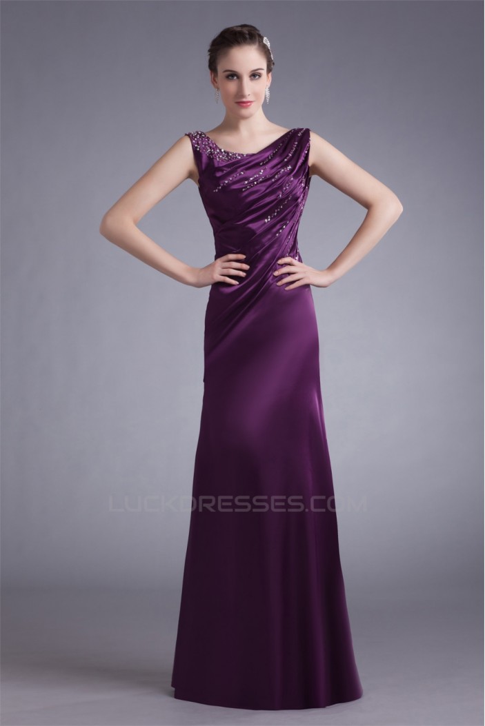 Floor-Length Beading Sleeveless A-Line Scoop Prom/Formal Evening Dresses 02020732