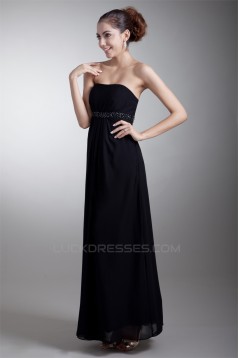 Floor-Length Beading Sleeveless Sheath/Column Prom/Formal Maternity Evening Dresses 02020733