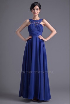 Floor-Length Chiffon Silk like Satin Sleeveless Prom/Formal Evening Dresses 02020740