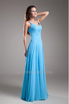 Floor-Length Sheath/Column Sleeveless V-Neck Prom/Formal Evening Dresses 02020754