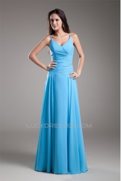 Floor-Length Sheath/Column Sleeveless V-Neck Prom/Formal Evening Dresses 02020754