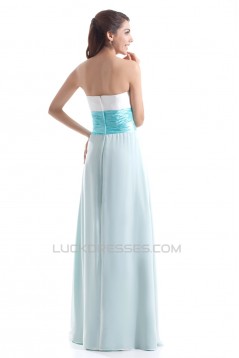 Floor-Length Sleeveless Handmade Flowers Prom/Formal Evening Bridesmaid Dresses 02020758