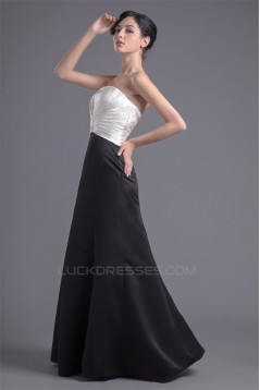 Floor-Length Sleeveless Strapless Pleats Prom/Formal Evening Bridesmaid Dresses 02020759