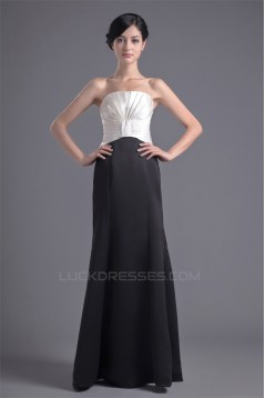 Floor-Length Sleeveless Strapless Pleats Prom/Formal Evening Bridesmaid Dresses 02020759