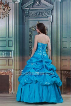 Floor-Length Sweetheart Satin Taffeta Beading Prom/Formal Evening Dresses 02020762