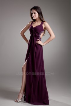 A-Line Floor-Length V-Neck Sleeveless Beading Prom/Formal Evening Dresses02020763