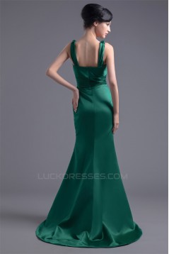 Mermaid/Trumpet Puddle Train V-Neck Sleeveless Prom/Formal Evening Bridesmaid Dresses 02020777