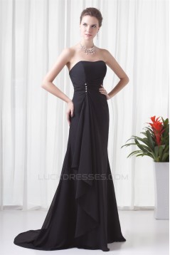 Mermaid/Trumpet Soft Sweetheart Beading Prom/Formal Evening Dresses 02020779