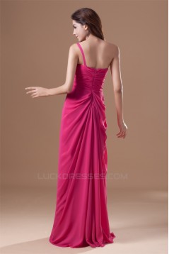 One-Shoulder Sleeveless Chiffon Prom/Formal Evening Dresses 02020796