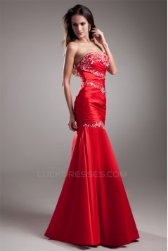 Mermaid/Trumpet Sequins Sweetheart Satin Prom/Formal Evening Dresses 02020830