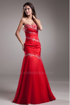 Mermaid/Trumpet Sequins Sweetheart Satin Prom/Formal Evening Dresses 02020830