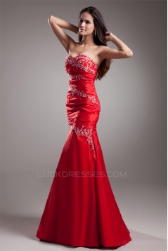 Mermaid/Trumpet Sequins Sweetheart Satin Prom/Formal Evening Dresses 02020830