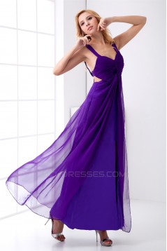 A-Line Chiffon Elastic Woven Satin  Prom/Formal Evening Dresses 02020849