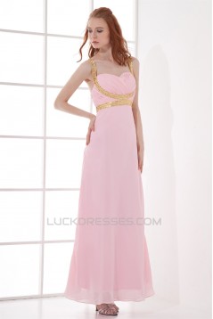 Sleeveless Ankle-Length Sheath/Column Halter Prom/Formal Evening Dresses 02020862