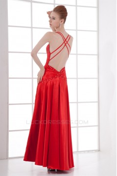 Sleeveless Ankle-Length Spaghetti Straps Prom/Formal Evening Dresses 02020863