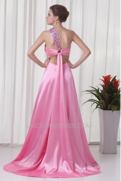 A-Line Brush Sweep Train Prom/Formal Evening Dresses 02020873