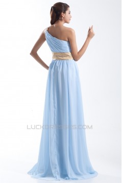 Split Front Chiffon Silk like Satin Sheath/Column Prom/Formal Evening Dresses 02020913