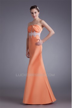 Strapless Floor-Length A-Line Sleeveless Prom/Formal Evening Dresses 02020923