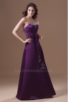 Strapless Sleeveless A-Line Floor-Length Prom/Formal Evening Dresses 02020928