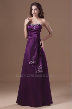 Strapless Sleeveless A-Line Floor-Length Prom/Formal Evening Dresses 02020928