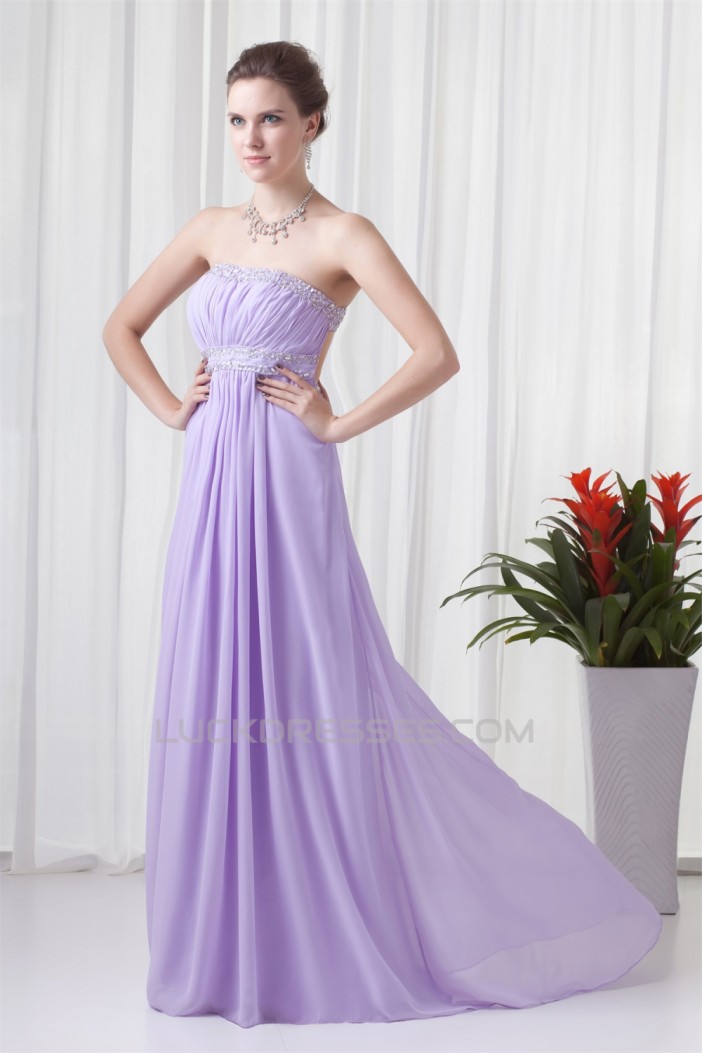 Strapless Sleeveless Floor-Length Sheath/Column Prom/Formal Evening Dresses 02020930